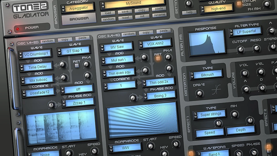 Gladiator synth discount