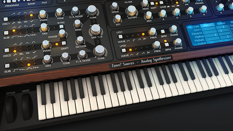 Tone2 Saurus VST AudioUnit synthesizer