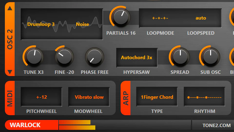 Tone2 Warlock VSTi VST3 synthesizer